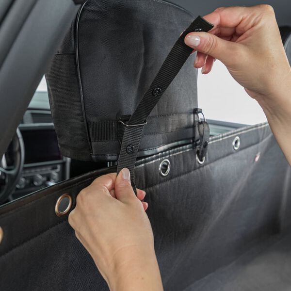 TRIXIE Housse de banquette auto pour chiens 145x160 cm Divisible Noir