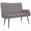 vidaXL Sofa 2 places Taupe 115 x 61 x 87 cm Tissu