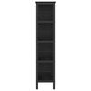 vidaXL &Eacute;tag&egrave;re Ch&ecirc;ne noir 82 x 32 x 144,5 cm Bois d'ing&eacute;nierie