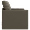 vidaXL Canap&eacute;-Lit 60cm Gris Simili cuir