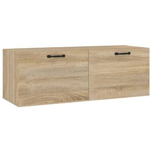 vidaXL Armoire murale Ch&ecirc;ne sonoma 100x36,5x35 cm Bois d'ing&eacute;nierie
