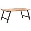vidaXL Table à manger 180x90x76 cm Bois de manguier massif