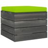vidaXL Salon palette de jardin 5 pcs avec coussins Bois de pin massif