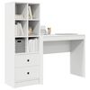 vidaXL Bureau avec tiroir 2 pcs Blanc
