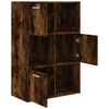 vidaXL Armoire de rangement Ch&ecirc;ne fum&eacute; 60x29,5x90 cm
