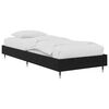 vidaXL Cadre de lit Ch&ecirc;ne noir 80 x 200 cm Bois d'ing&eacute;nierie