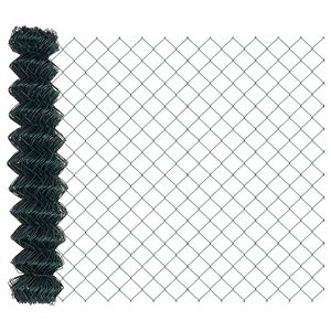 vidaXL Cl&ocirc;ture en treillis m&eacute;tallique 10 x 1 m Acier Vert