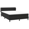 vidaXL Sommier &agrave; lattes de lit avec matelas noir 160x210 cm velours