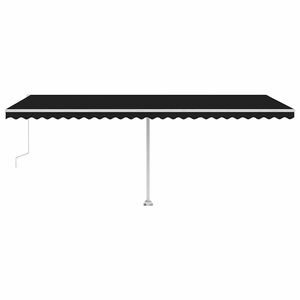 vidaXL Auvent &eacute;lectrique 6 x 3 m Anthracite 100 % polyester