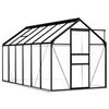vidaXL Serre avec cadre de base Anthracite Aluminium 7,03 m&sup2;