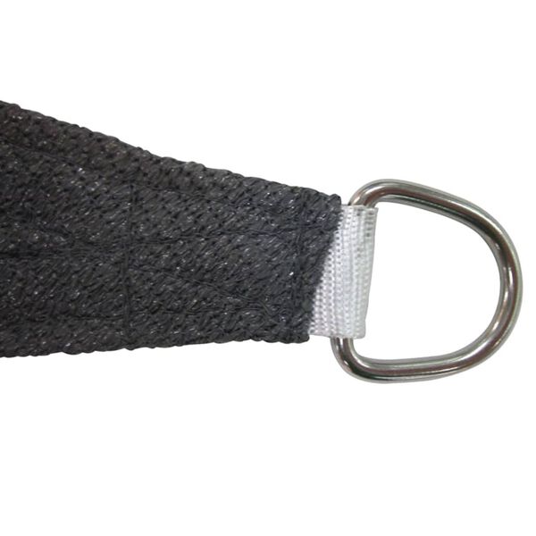 Bo-Camp Toile d'ombrage Triangulaire Anthracite 3,6x3,6x3,6 m 4471441