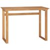 vidaXL Bureau 100x45x75 cm Bois de teck massif