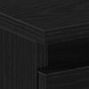 vidaXL Cabinet de chevet Ch&ecirc;ne noir 40 x 35 x 69 cm Bois d'ing&eacute;nierie