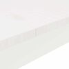 vidaXL Table de bar Blanc 110 x 55 x 105 cm Bois de pin massif