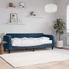vidaXL Lit de jour avec matelas bleu 80x200 cm velours