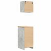 vidaXL Armoires de garage 2 pcs gris b&eacute;ton bois d'ing&eacute;nierie