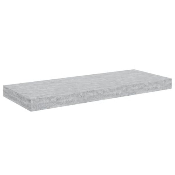 vidaXL &Eacute;tag&egrave;re murale flottante gris b&eacute;ton 60x23,5x3,8 cm MDF