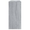 vidaXL Table console sonoma gris 100x35x76,5 cm bois d'ing&eacute;nierie