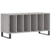 vidaXL Armoire &agrave; disques sonoma gris 100x38x48 cm bois d'ing&eacute;nierie