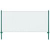 vidaXL Clôture en grillage métallique avec poteaux Acier 25x0,5 m Vert