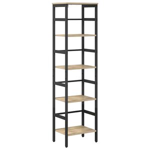 vidaXL &Eacute;tag&egrave;re 4 niveaux 40 x 29,5 x 149 cm Bois d'ing&eacute;nierie