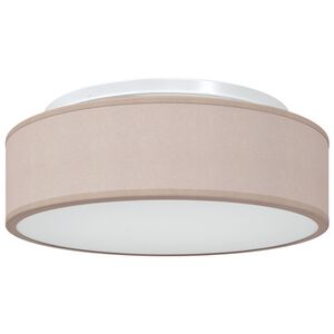 vidaXL Lampe de plafond Taupe 38 x 38 x 13,5 cm tissu