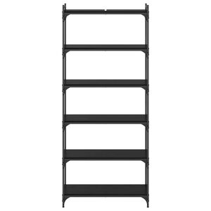 vidaXL Biblioth&egrave;que 6 niveaux 80 x 30 x 188 cm Bois d'ing&eacute;nierie