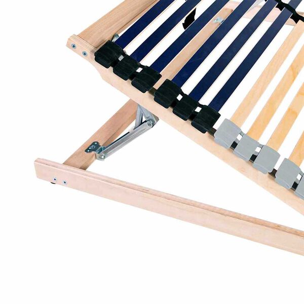 vidaXL Sommier &agrave; lattes Marron 80 x 190 cm Bois de h&ecirc;tre massif