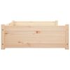 vidaXL Lit pour chien 105,5x75,5x28 cm Bois de pin solide
