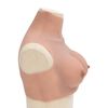 vidaXL Plastron en silicone naturel coupe B