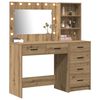 vidaXL Table de Toilette Marron 78.5 x 41 x 135 cm Bois d'ing&eacute;nierie