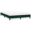 vidaXL Cadre de lit sans matelas vert fonc&eacute; 160x220 cm velours