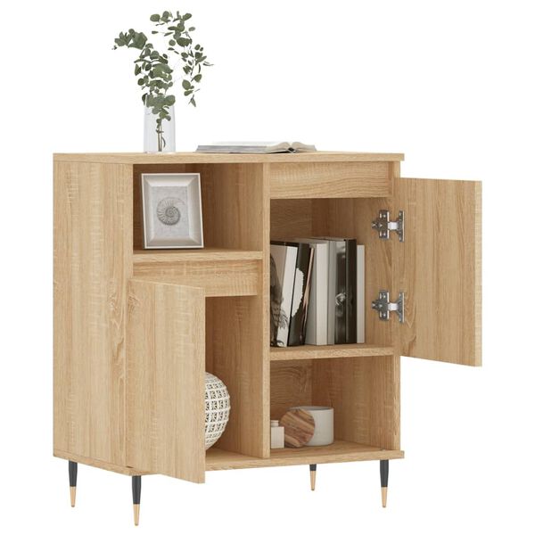 vidaXL Buffet Chêne sonoma 60x35x70 cm Bois d'ingénierie