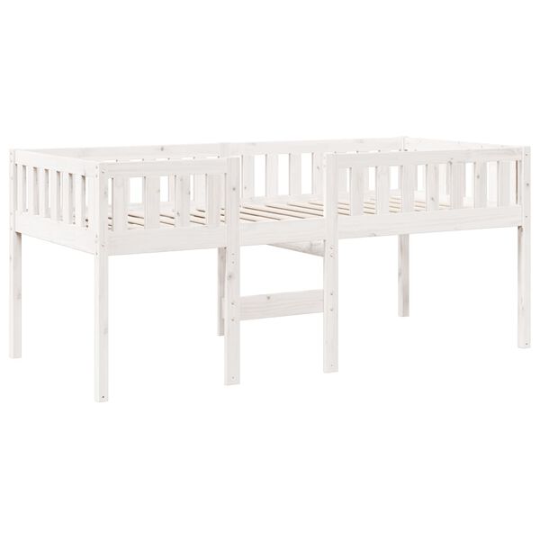 vidaXL Lit pour enfants sans matelas blanc 80x200cm bois de pin massif