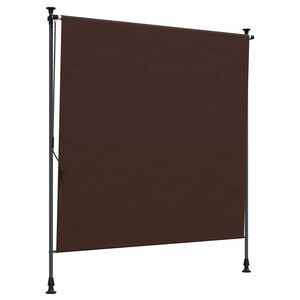 vidaXL Store Roulant Ext&eacute;rieur Marron 100 x 270 cm