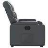 vidaXL Fauteuil inclinable &eacute;lectrique gris similicuir
