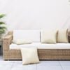 vidaXL Coussin d'ext&eacute;rieur 4 pcs Cr&egrave;me 60 x 60 cm Tissu