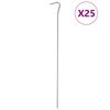 vidaXL Piquets de tente 25 pcs 30 cm &Oslash;4 mm acier galvanis&eacute;