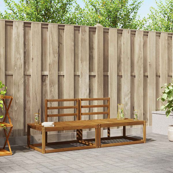 vidaXL Ensemble de canap&eacute;s d'ext&eacute;rieur 2 pcs Naturel