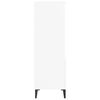 vidaXL Buffet haut Blanc 40x36x110 cm Bois d'ingénierie
