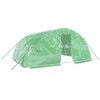 vidaXL Serre avec cadre en acier vert 20 m&sup2; 5x4x2,3 m