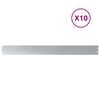 vidaXL Bordures de pelouse 10 pcs 10x103 cm acier galvanis&eacute;