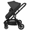 Baninni Poussette / landau Otto 3in1 Noir poussi&eacute;reux BNST028-DSBK