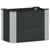 vidaXL Jardini&egrave;re sur&eacute;lev&eacute;e Noir 50 x 30 x 36 cm alu.