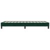 vidaXL Cadre de lit sans matelas vert fonc&eacute; 80x210 cm velours