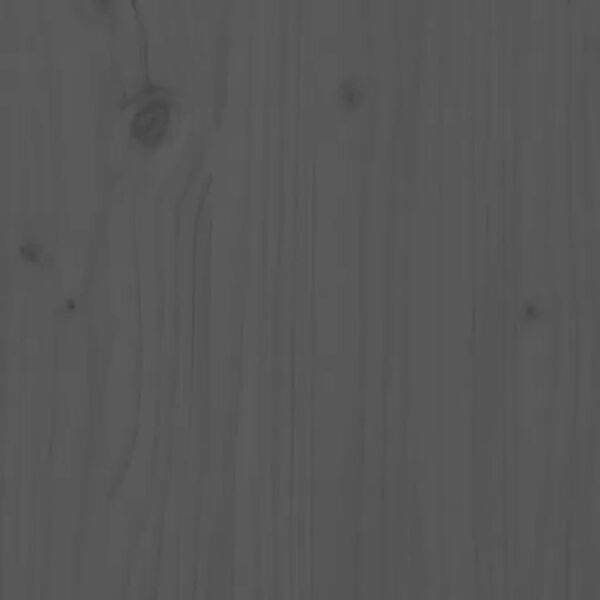 vidaXL T&ecirc;te de lit Gris 183,5x3x81 cm Bois massif de pin