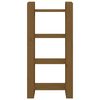 vidaXL Bibliothèque/Cloison Marron miel 60x35x125 cm Bois massif