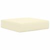 vidaXL Coussin de Si&egrave;ge d'Ext&eacute;rieur Cr&egrave;me 40 x 40 x 8 cm