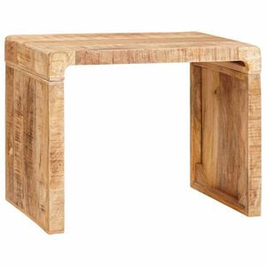 vidaXL Table d'appoint Marron 60 x 35 x 46 cm Bois de mangue massif