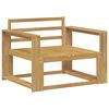 vidaXL Sofa de milieu ext&eacute;rieur Bois d'Acacia Massif Blanc